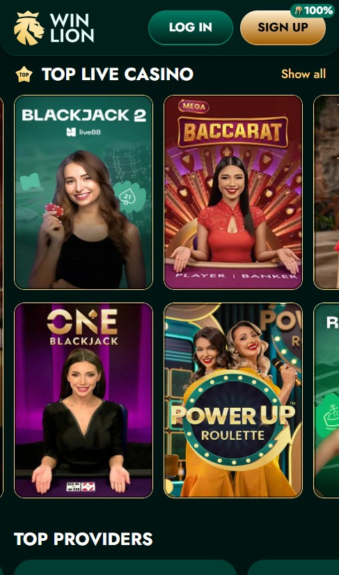 WinLion live casino